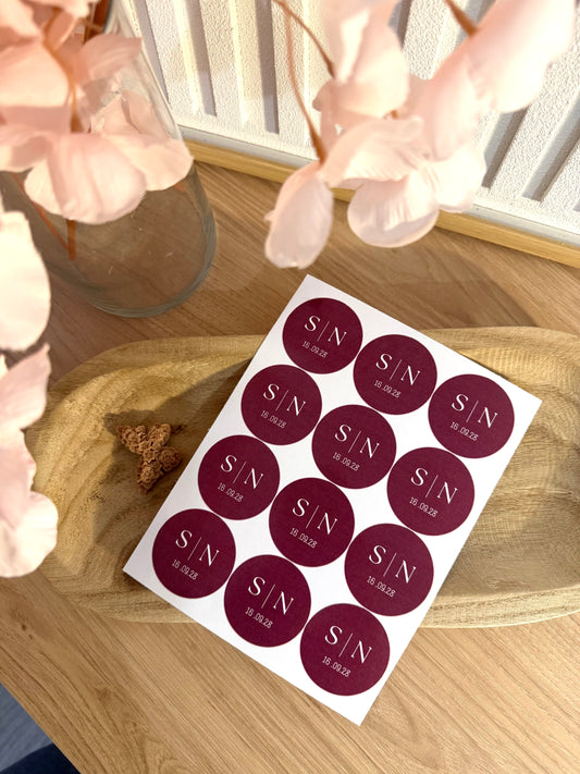 Etiquettes pour gobelets