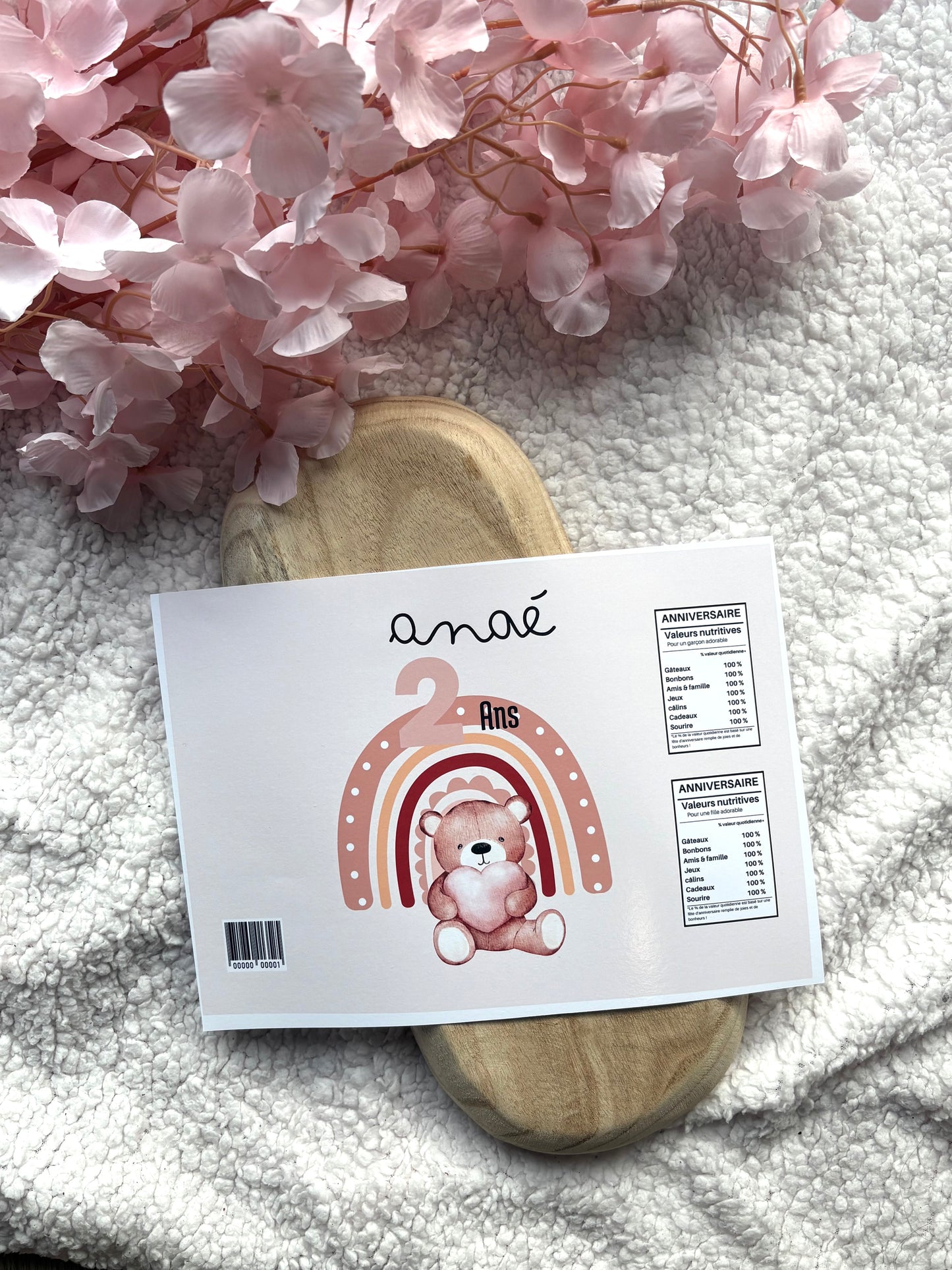 Etiquette personnalisée / Paquet de chips