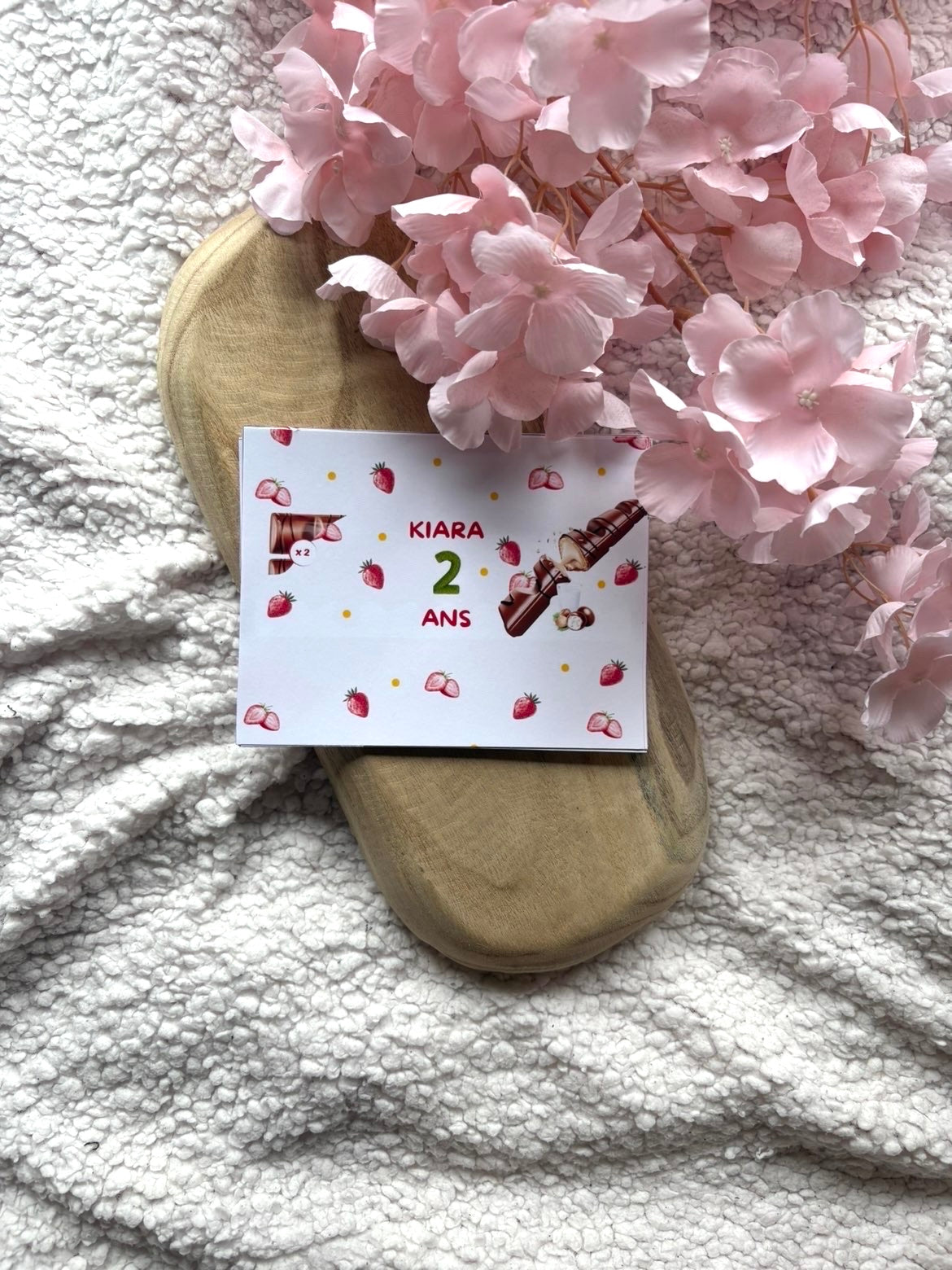 Étiquette Personnalisée / Kinder Bueno